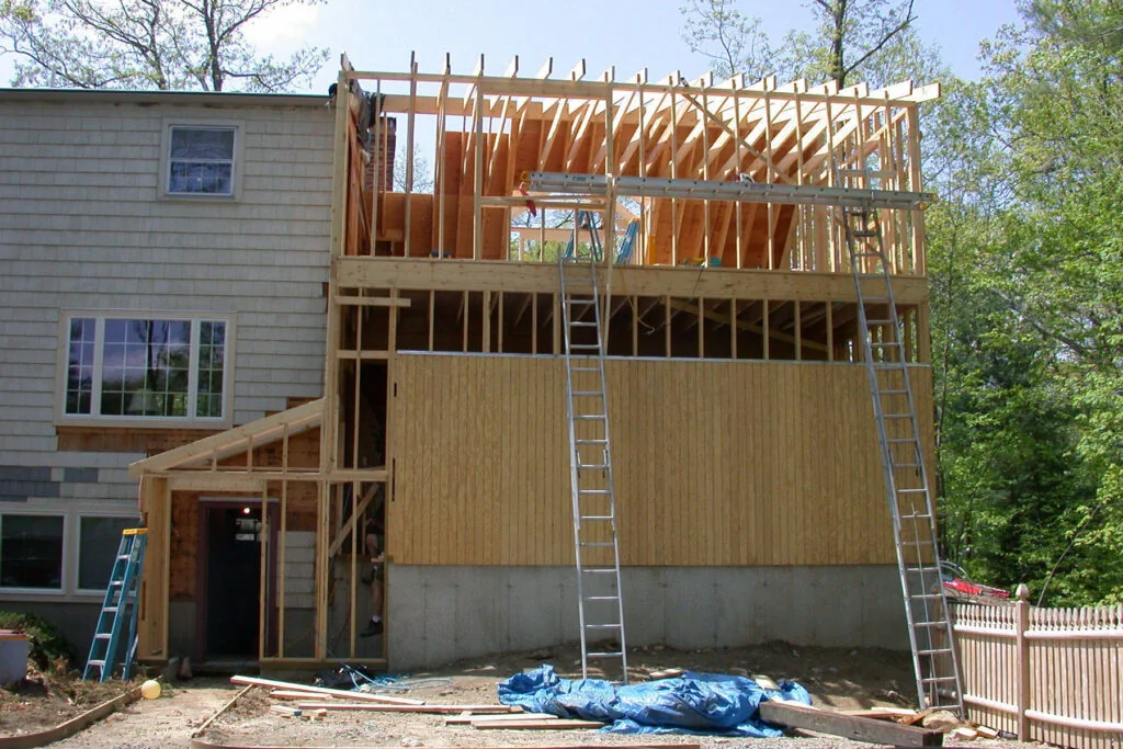 Residential addition framing