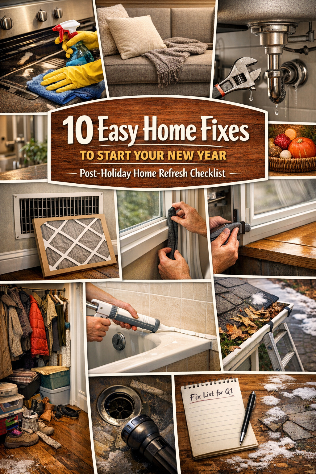 Easy post-holiday home fixes for Asheville, NC homeowners—start 2026 with a cleaner, warmer, better-functioning home.