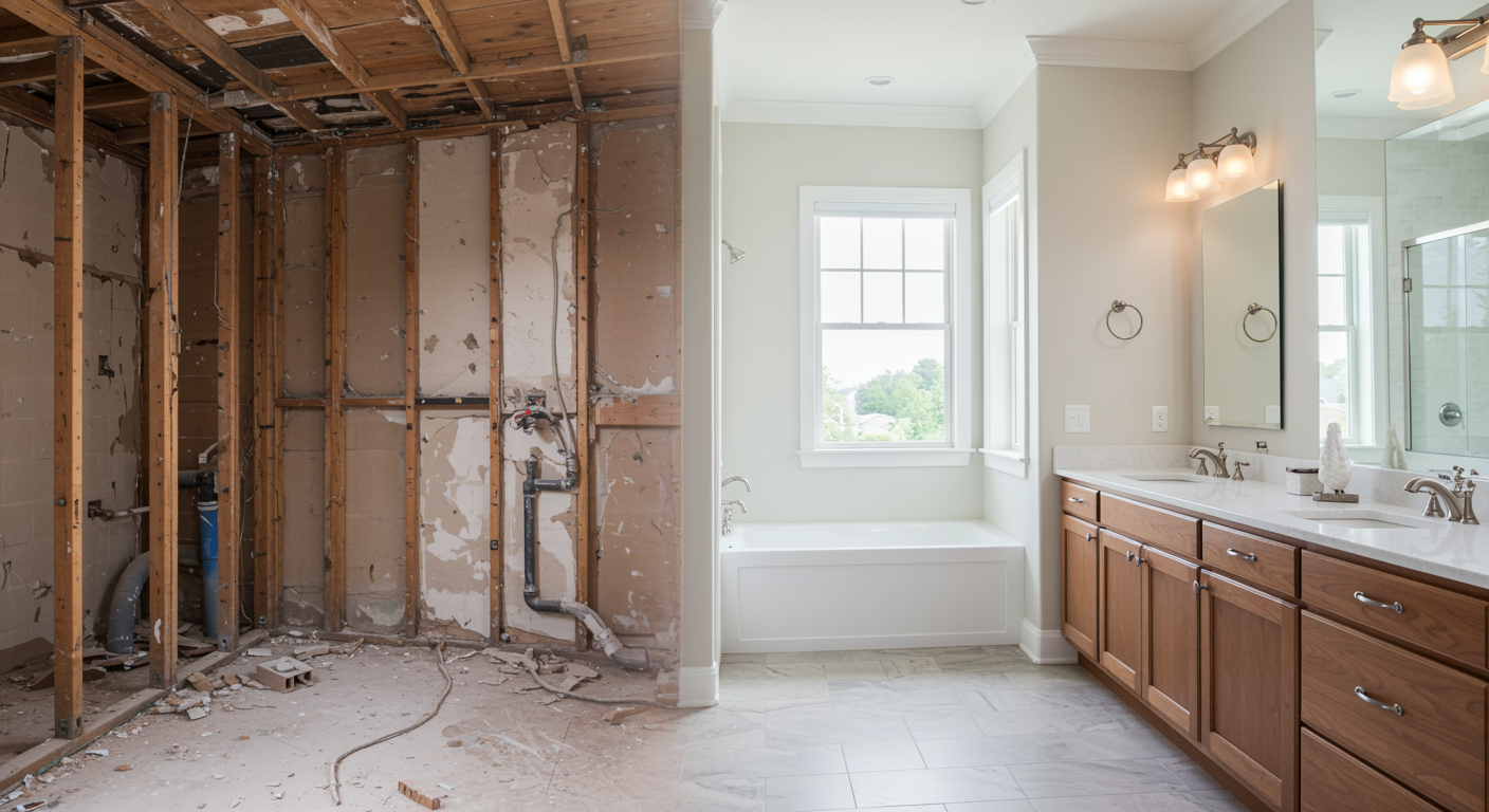 Full-Gut Bathroom Remodel: What to Expect, What It Costs, and Why It’s Worth the Investment