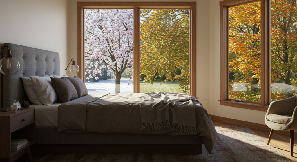 Thinking about a bedroom remodel in Asheville, NC? Discover why winter, spring, summer, and fall all offer unique advantages — and why waiting for “perfect weather” could delay your dream space.