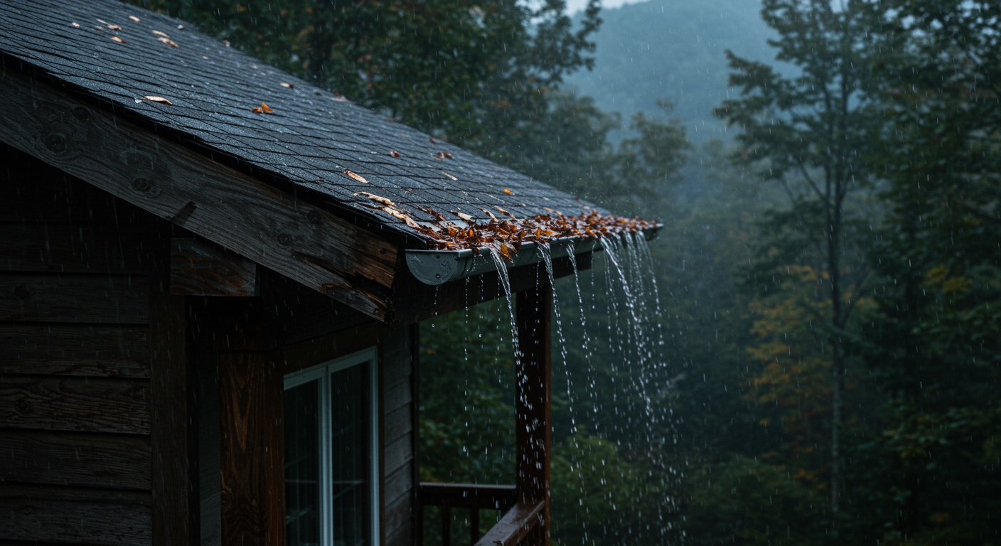 In Asheville’s tree-heavy, rain-prone climate, clogged gutters don’t just overflow—they quietly damage your roof from the edges inward.